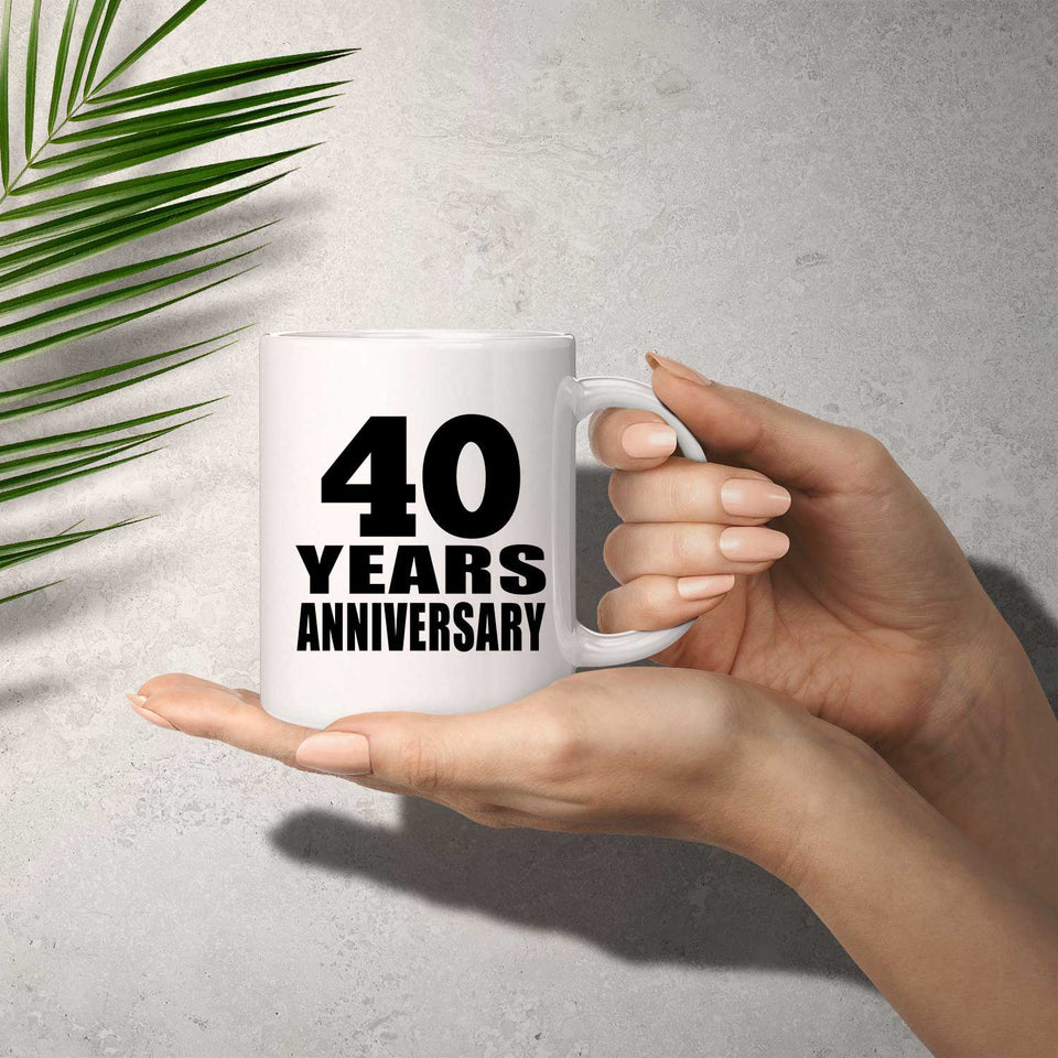 40th Anniversary 40 Years - 11 Oz Coffee Mug