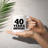 40th Anniversary 40 Years - 11 Oz Coffee Mug