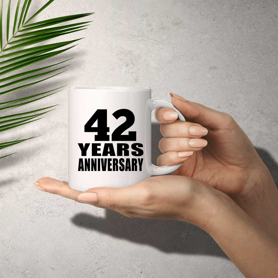 42nd Anniversary 42 Years - 11 Oz Coffee Mug