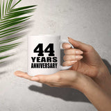 44th Anniversary 44 Years - 11 Oz Coffee Mug