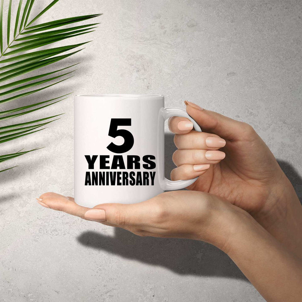 5th Anniversary 5 Years - 11 Oz Coffee Mug
