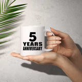 5th Anniversary 5 Years - 11 Oz Coffee Mug