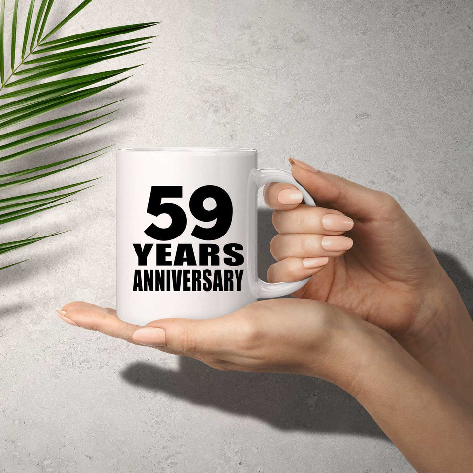 59th Anniversary 59 Years - 11 Oz Coffee Mug