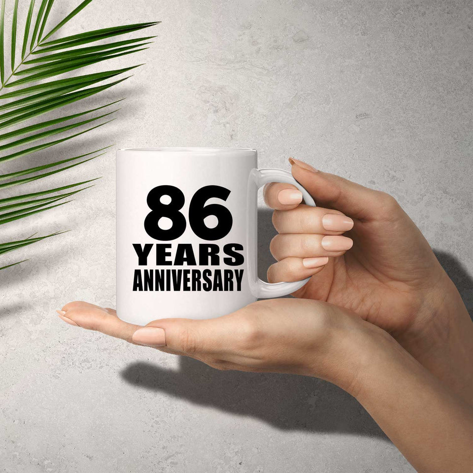 86th Anniversary 86 Years - 11 Oz Coffee Mug