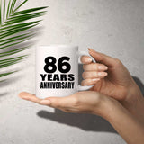 86th Anniversary 86 Years - 11 Oz Coffee Mug