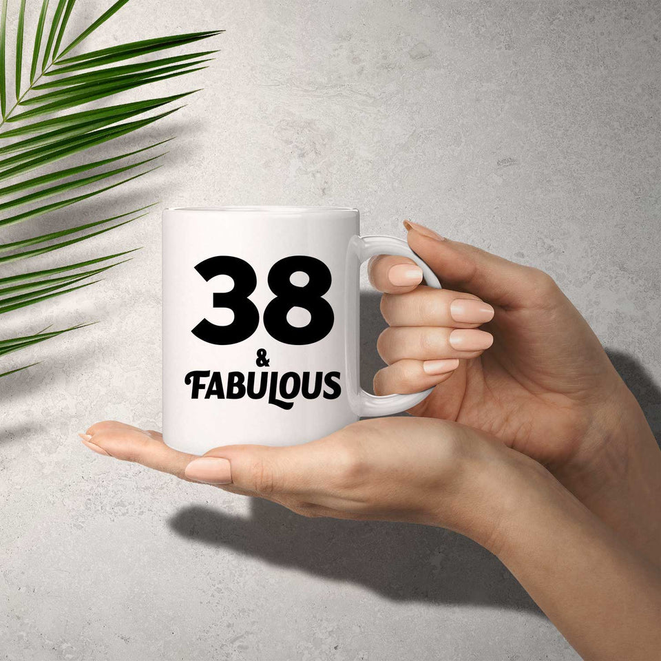 38th Birthday 38 & Fabulous - 11oz Coffee Mug