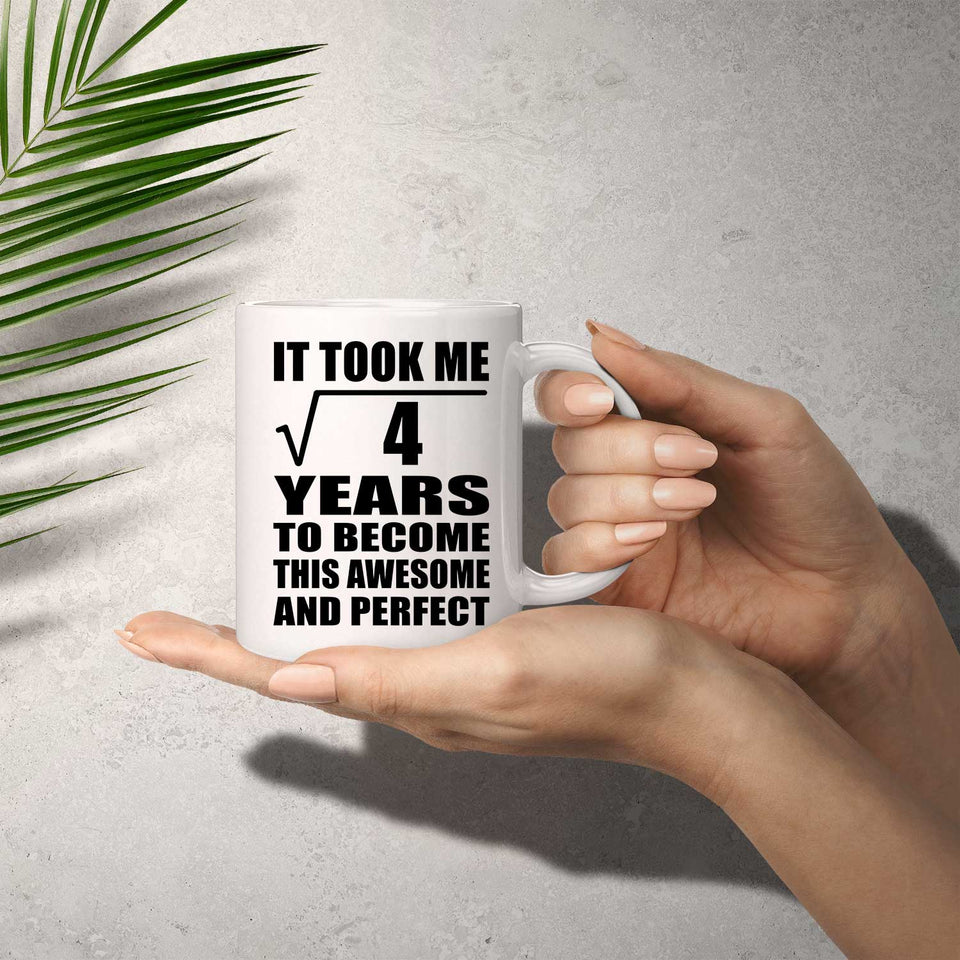 2nd Birthday Took Square Root of 4 Years To Awesome - 11oz Coffee Mug