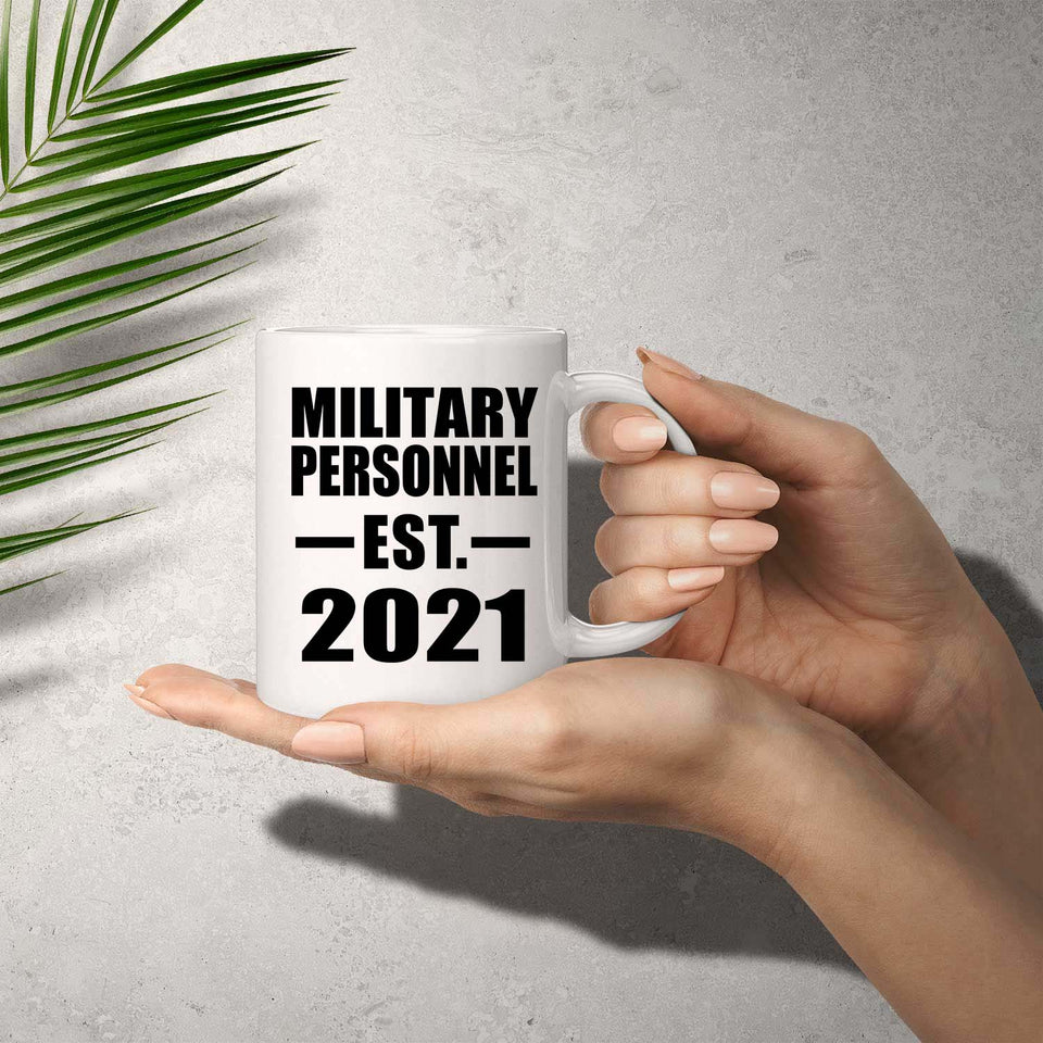 Military Personnel Established EST. 2021 - 11oz Coffee Mug