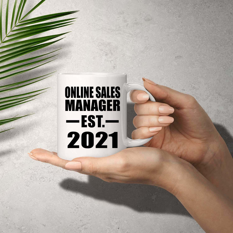 Online Sales Manager Established EST. 2021 - 11oz Coffee Mug