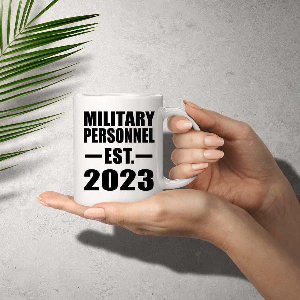 Military Personnel Established EST. 2023 - 11oz Coffee Mug