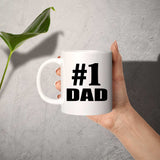 Number One #1 Dad - 11 Oz Coffee Mug