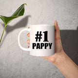 Number One #1 Pappy - 11 Oz Coffee Mug