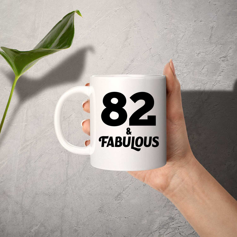 82nd Birthday 82 & Fabulous - 11oz Coffee Mug