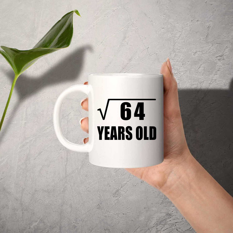 8th Birthday Square Root of 64 Years Old - 11oz Coffee Mug
