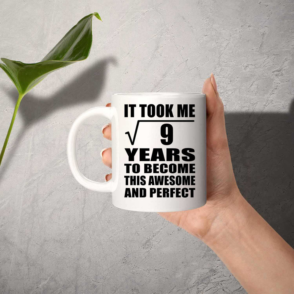 3rd Birthday Took Square Root of 9 Years To Awesome - 11oz Coffee Mug