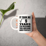 3rd Birthday Took Square Root of 9 Years To Awesome - 11oz Coffee Mug