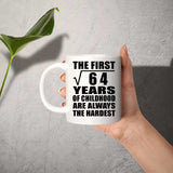 8th Birthday Square Root of 64 Years of Childhood - 11oz Coffee Mug
