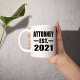 Attorney Established EST. 2021 - 11oz Coffee Mug