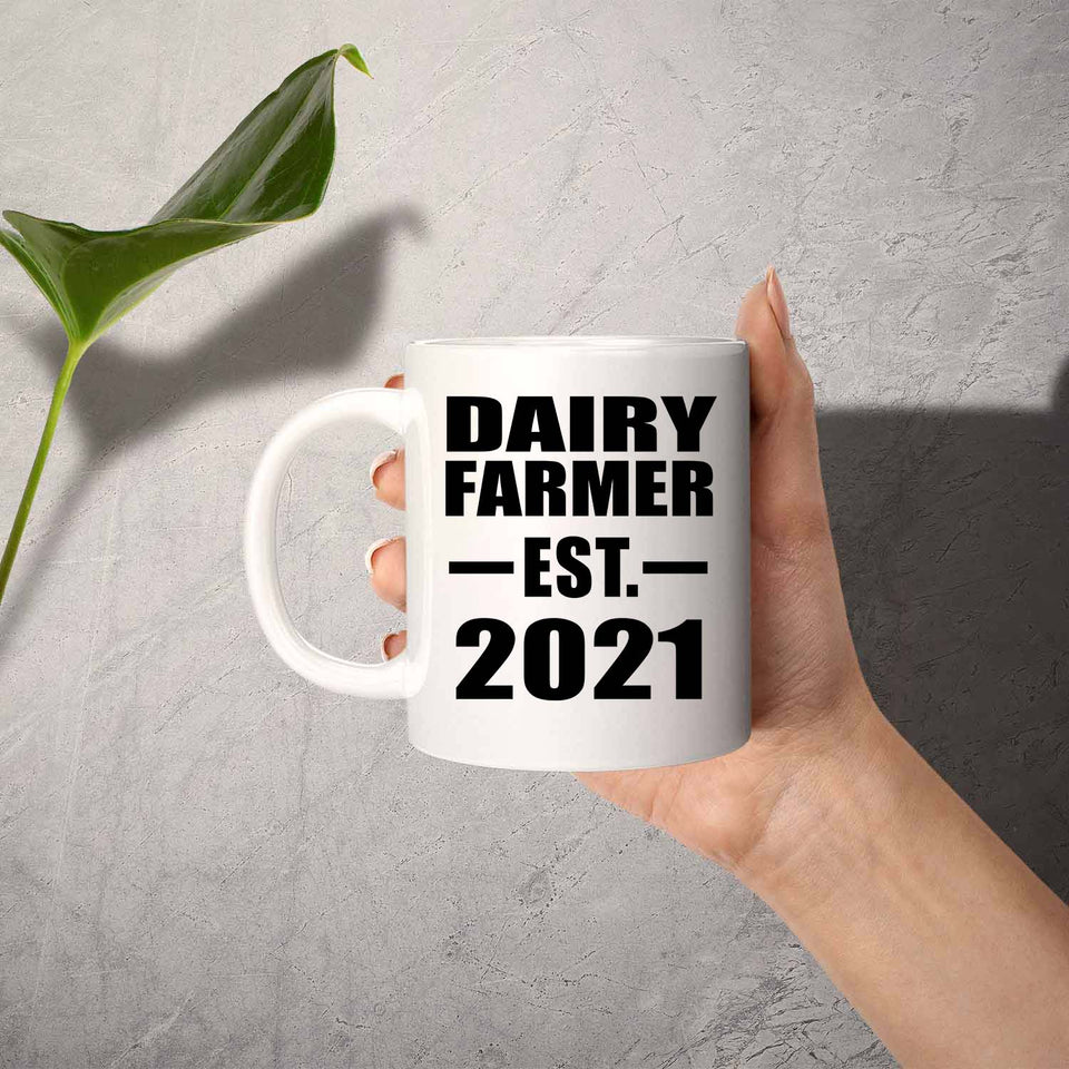 Dairy Farmer Established EST. 2021 - 11oz Coffee Mug