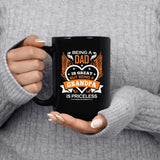 Being A Dad Is Great But Being A Grandpa is Priceless - 15 Oz Coffee Mug Black