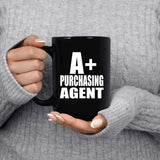 A+ Purchasing Agent - 15oz Coffee Mug Black