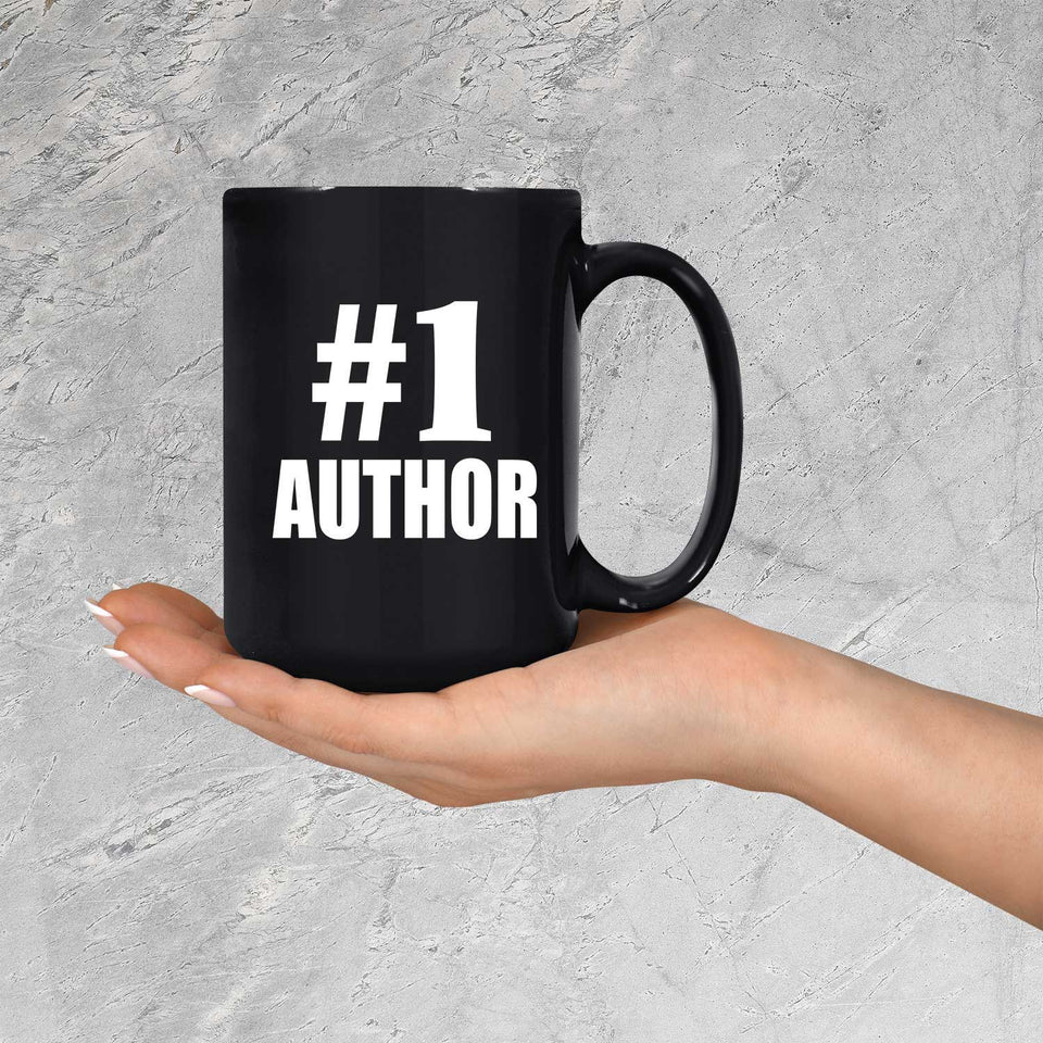 Number One #1 Author - 15 Oz Coffee Mug Black