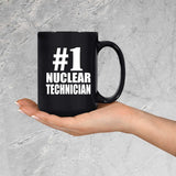 Number One #1 Nuclear Technician - 15 Oz Coffee Mug Black