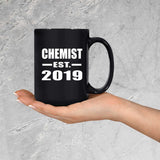 Chemist Established EST. 2019 - 15oz Coffee Mug Black