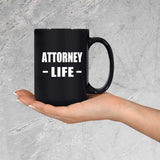 Attorney Life - 15oz Coffee Mug Black