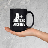 A+ Advertising Executive - 15oz Coffee Mug Black