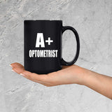 A+ Optometrist - 15oz Coffee Mug Black