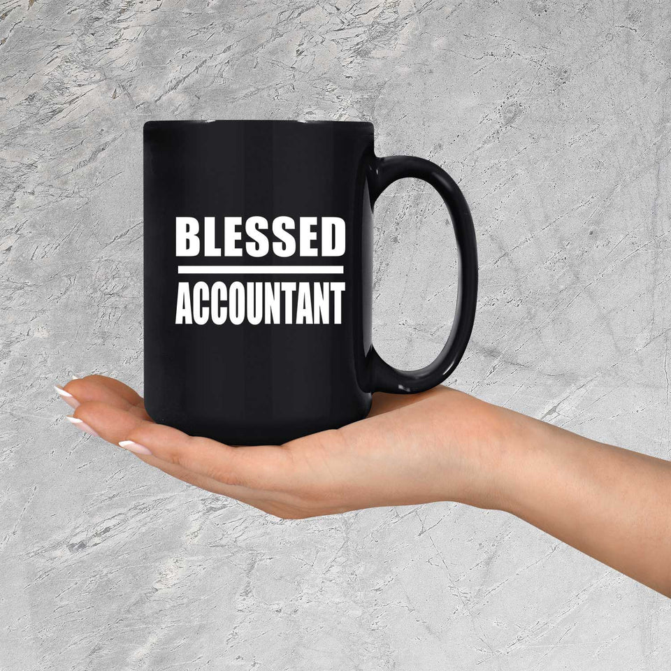 Blessed Accountant - 15oz Coffee Mug Black