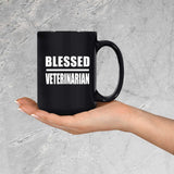 Blessed Veterinarian - 15oz Coffee Mug Black