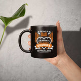 Being A Dad Is Great But Being A Grandpa is Priceless - 11 Oz Coffee Mug Black