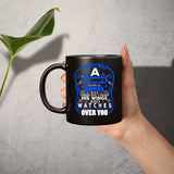 Grandpa Is Like An Angel Takes You Under His Wings - 11 Oz Coffee Mug Black