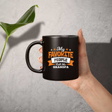 My Favorite People Call Me Grandpa - 11 Oz Coffee Mug Black