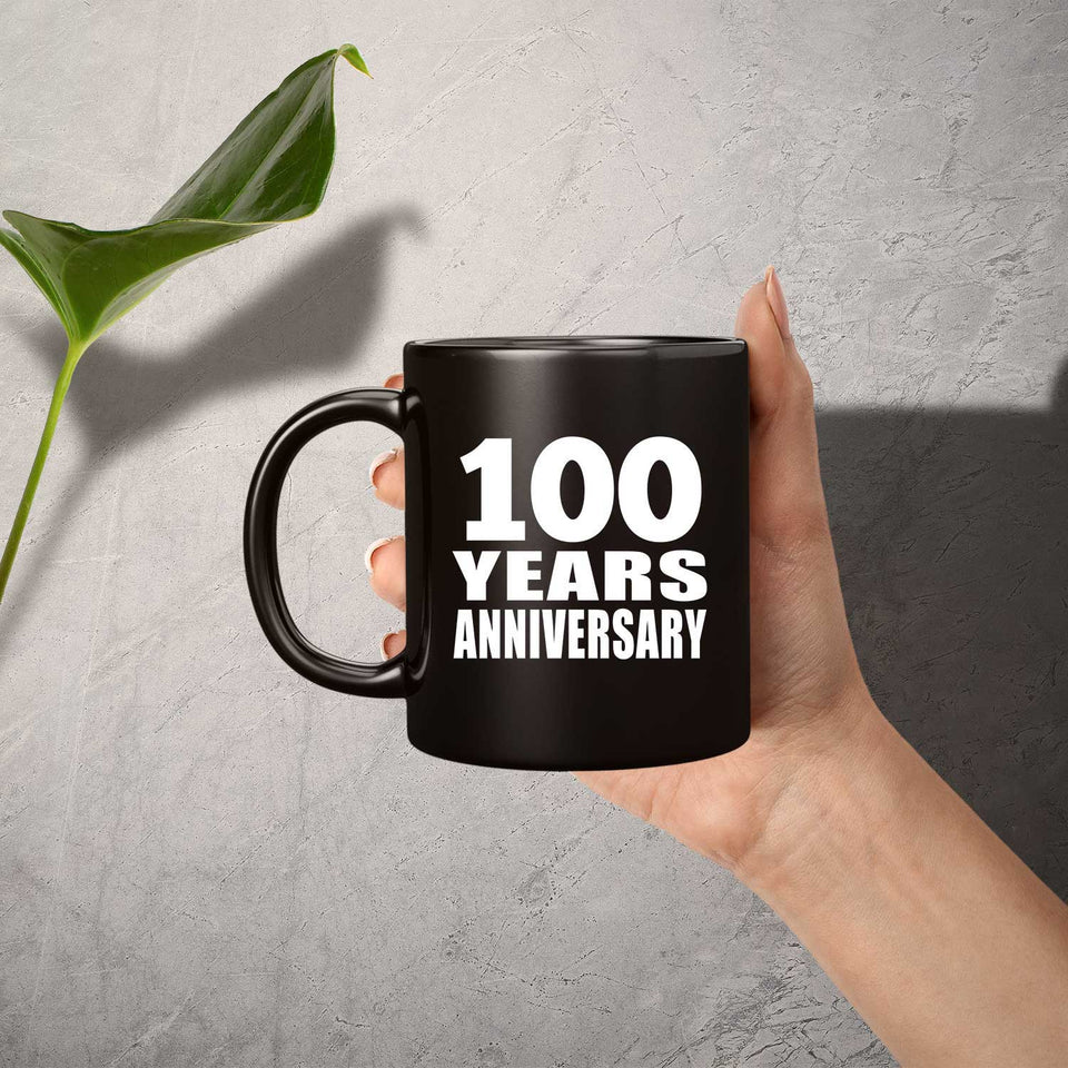 100th Anniversary 100 Years - 11 Oz Coffee Mug Black