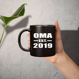 Oma Established EST. 2019 - 11oz Coffee Mug Black
