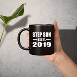 Step Son Established EST. 2019 - 11oz Coffee Mug Black