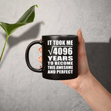 64th Birthday Took Square Root of 4096 Years To Awesome - 11oz Coffee Mug Black