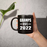 Gramps Established EST. 2022 - 11oz Coffee Mug Black