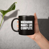Wakeboarding Makes Life Complete - 11oz Coffee Mug Black