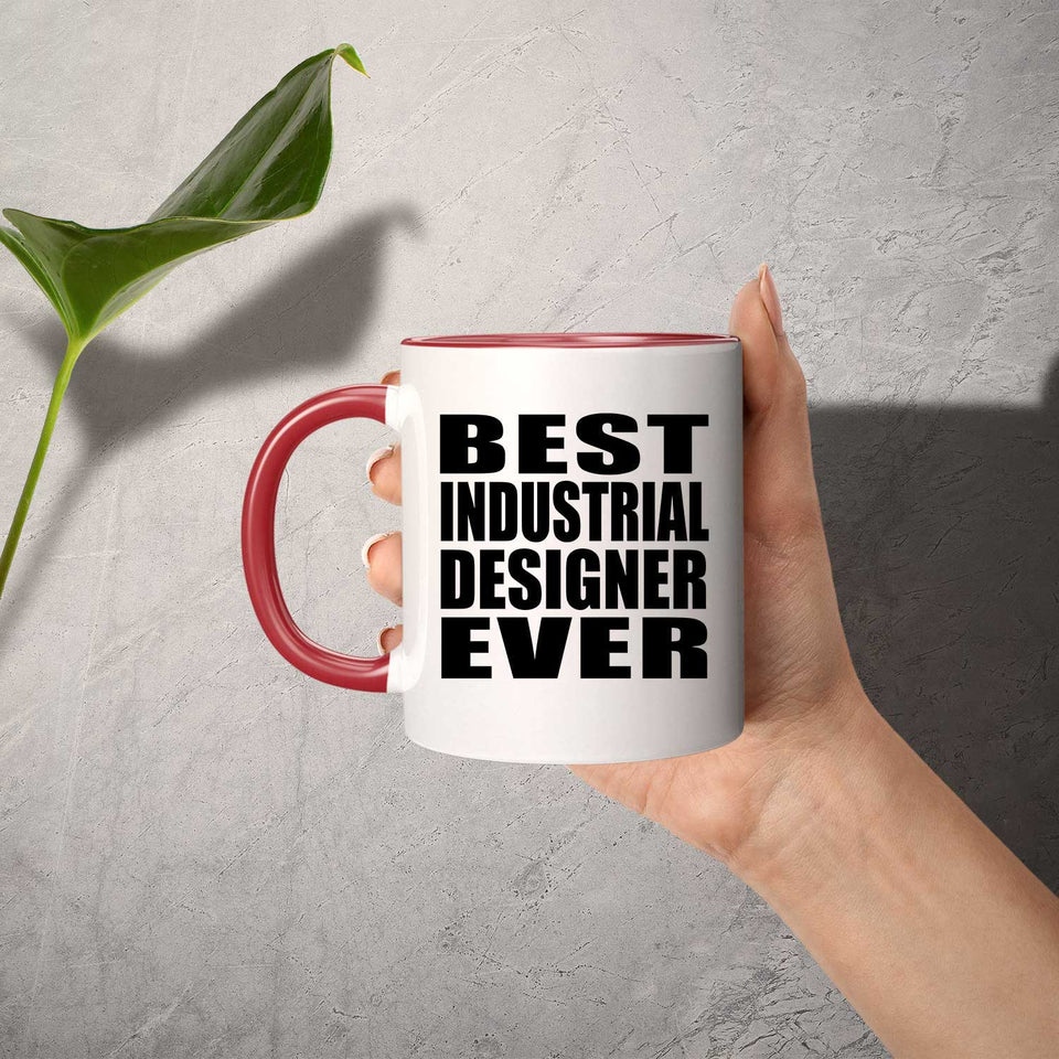 Best Industrial Designer Ever - 11oz Accent Mug Red