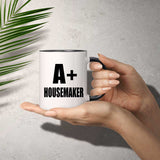 A+ Housemaker - 11oz Accent Mug Black