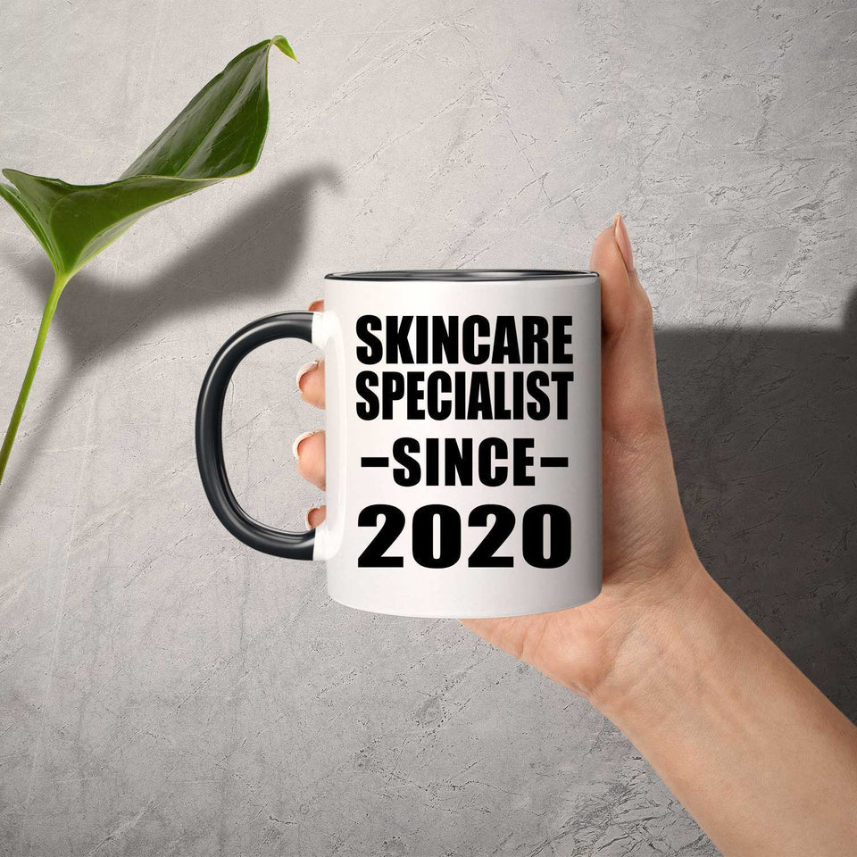Skincare Specialist Since 2020 - 11oz Accent Mug Black