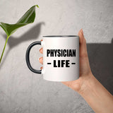 Physician Life - 11oz Accent Mug Black