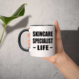 Skincare Specialist Life - 11oz Accent Mug Black