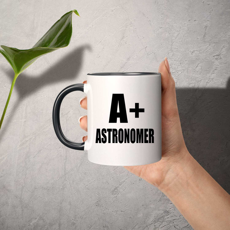 A+ Astronomer - 11oz Accent Mug Black