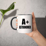 A+ Astronomer - 11oz Accent Mug Black