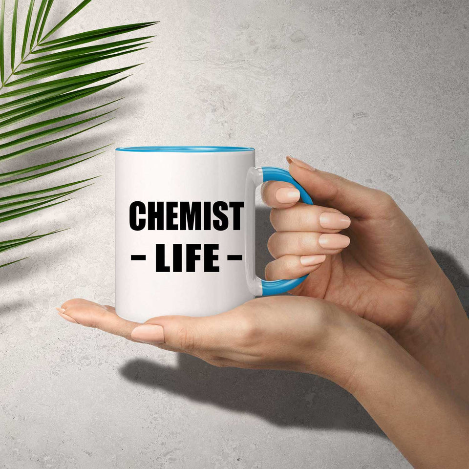 Chemist Life - 11oz Accent Mug Blue